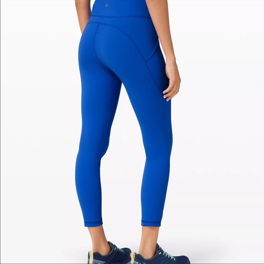 Lulu Invigorate sz 4 in Cerulean Blue Tights